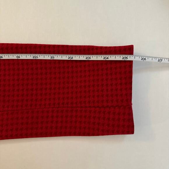 Cabi Red Houndstooth Trench Coat - Picture 15 of 15